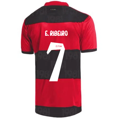 2021/22 Flamengo Home Kit Soccer Jersey E. RIBEIRO #7